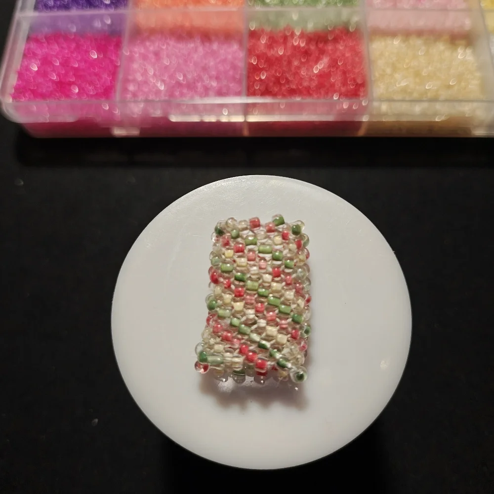 Dreadlock Bead Handmade Rasta Spiral Seed Bead Hair Jewelry Peyote Loc Charm